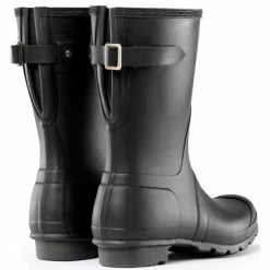Hunter Women's Original Back Adjustable Short Rain Boots In Black -Hunter Shop 1 3 135 hunter short badj black 1 1100x