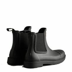 Hunter Women's Commando Chelsea Boots In Black -Hunter Shop 20220114165927 prod ss22 org wfs1018rma blk 3 1100x