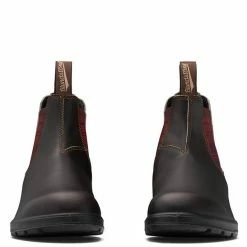 Blundstone Women's Original 2100 In Brown With Burgundy Tartan Elastic 10 Blundstone Women's Original 2100 In Brown With Burgundy Tartan Elastic -Hunter Shop 2100 4 1100x