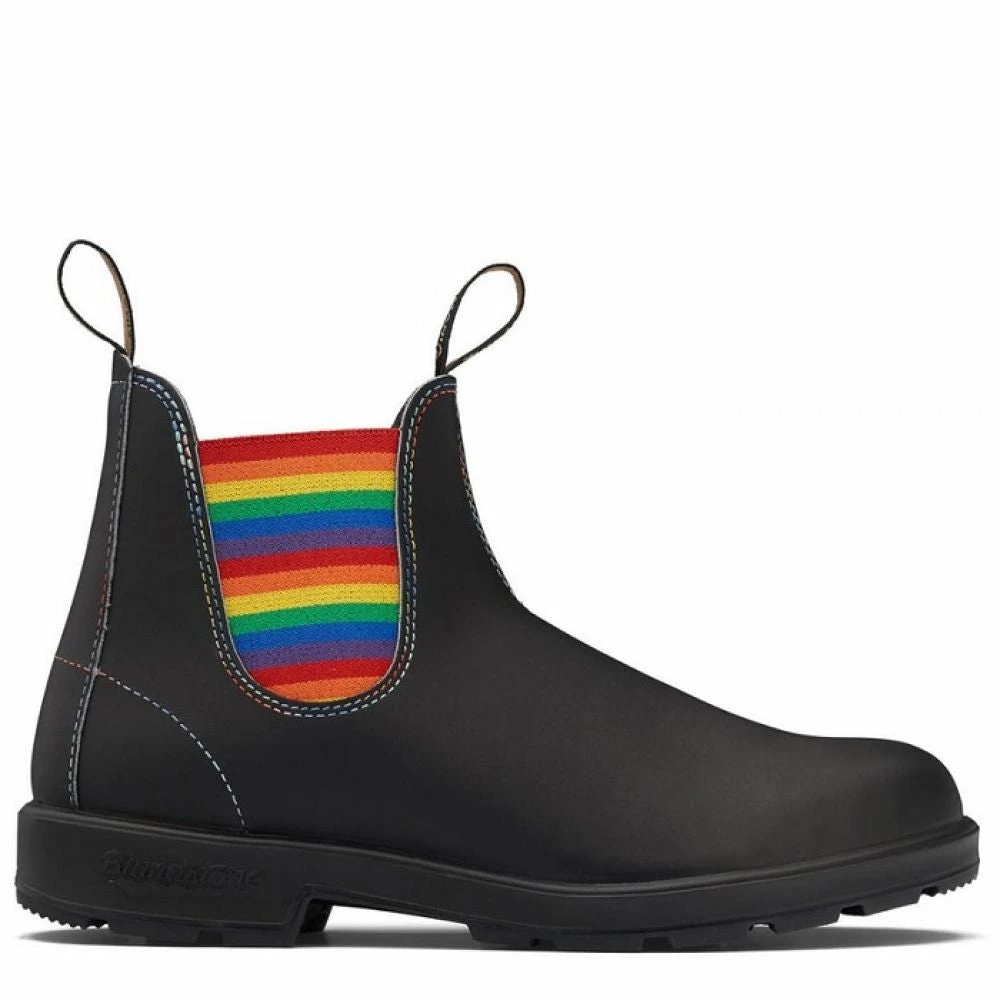 Blundstone Women's Original 2105 In Black With Rainbow Elastic And Contrast Stitching 4 Blundstone Women's Original 2105 In Black With Rainbow Elastic And Contrast Stitching - Image 2