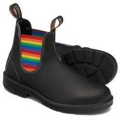 Blundstone Women's Original 2105 In Black With Rainbow Elastic And Contrast Stitching 9 Blundstone Women's Original 2105 In Black With Rainbow Elastic And Contrast Stitching -Hunter Shop 2105 3 1 1100x