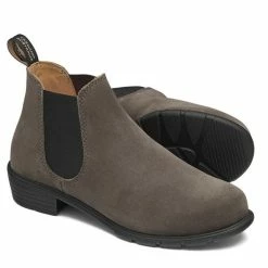 Blundstone Women's Series Low Heel 2173 In Dark Grey Suede -Hunter Shop 2173 1071 3 1100x