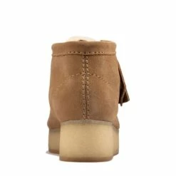 Clarks Women's Wallabee Wedge In Light Tan Suede -Hunter Shop 26163281 w 5 1100x