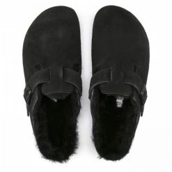 Birkenstock Boston Shearling Suede Leather In Black (Narrow Width) -Hunter Shop 2 5 259883 top 03c868f3 66bb 4eb9 b2e2 25e45fb6eaea 1100x