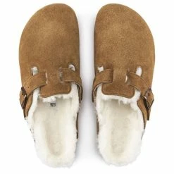 Birkenstock Boston Shearling In Mink -Hunter Shop BI 1001140 508W 4 1100x