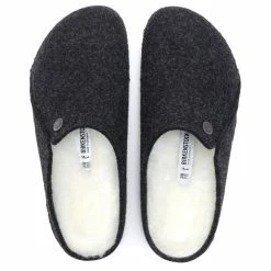 Birkenstock Women's Zermatt Shearling Wool Felt In Anthracite (Narrow Width) -Hunter Shop BI 1015084 2095 3 1100x