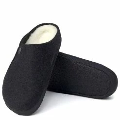 Birkenstock Women's Zermatt Shearling Wool Felt In Anthracite (Narrow Width) -Hunter Shop BI 1015084 2095 4 1100x