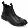 Bueno Women's Easy Leather Bootie In Black -Hunter Shop BU EASY BLK 1182 1 1100x