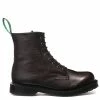 Solovair 8 Eye Derby Boot In Dark Brown Grain -Hunter Shop SV 551 DB SG 118 1 1100x