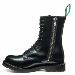 Solovair 11 Eye Zip Derby Boot In Black Hi-Shine -Hunter Shop WhatsAppImage2022 10 04at11.40.00AM 2 1100x