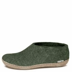 Glerups Shoe Leather Sole In Forest -Hunter Shop a09 left 1100x