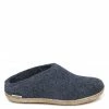 Glerups Open Heel Leather Sole In Denim -Hunter Shop b10 right 1100x