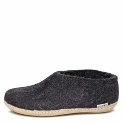 Glerups Shoe Leather Sole In Charcoal -Hunter Shop char 1020 3 1100x