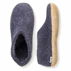 Glerups Shoe Leather Sole In Charcoal -Hunter Shop char 1020 5 1100x