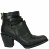 Getoutside Women's Lola Strappy Heel Boot In Black