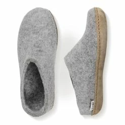 Glerups Open Heel Leather Sole In Grey 11 Glerups Open Heel Leather Sole In Grey -Hunter Shop gb01 1007 5 1100x