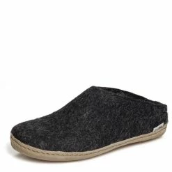 Glerups Open Heel Leather Sole In Charcoal -Hunter Shop gb01 1017 4 1100x