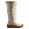Hunter Women's Intrepid Insulated Tall Snow Boots In White Willow/Gum -Hunter Shop ht wft2108wwu 1066 1 1100x