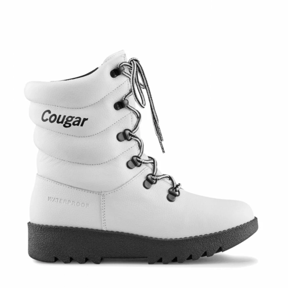 Cougar Women's Original Pillow Boot In White 3 Cougar Women's Original Pillow Boot In White