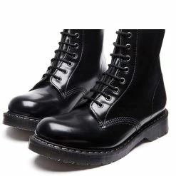 Solovair 11 Eye Derby Boot In Black Hi-Shine 7 Solovair 11 Eye Derby Boot In Black Hi-Shine -Hunter Shop s11981bkg 106 3 1100x
