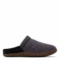 Sorel Women's Nakiska Scuff Slipper In Black/Natural