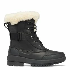 Sorel Women's Tivoli IV Parc Boot In Black/Sea Salt