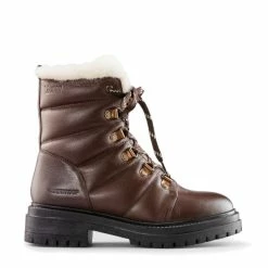 Cougar Women's Vantage Leather Boot In Dark Brown